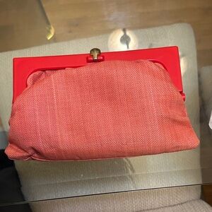 Antique Italian Red Clutch Bag